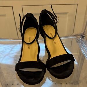 Sarah Flint Black Suede Perfect Block Sandal 60